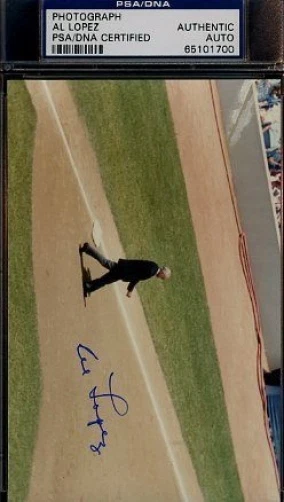 Al Lopez Signed Psa/dna Original Photo Certified Autograph Authentic  - Image 1 of 1