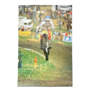 1980 Heikki Mikkola Yamaha Motocross Poster 24x36 Verkerke NOS Original NM- RARE - Bild 1 von 13