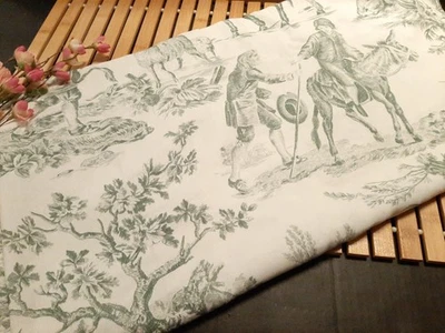 Panel de cortina de algodón Maison d' Hermine The Miller antiguo baño verde 52x103 Foto 1 de 4