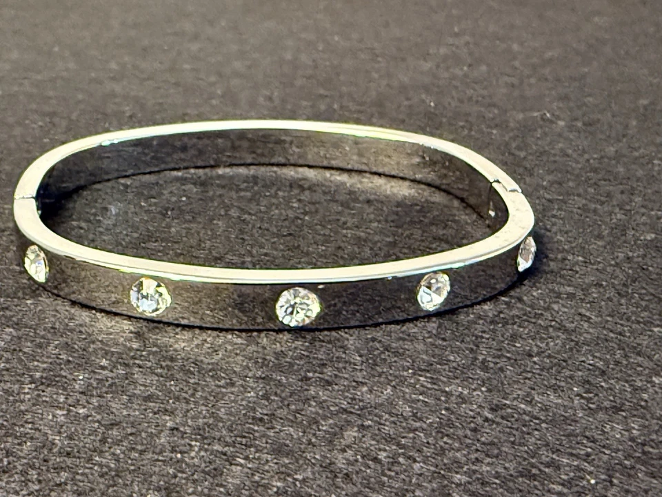 Новый с Ярлыками коробка Park Lane на петлях кристалл CZ Jewel серебро родия покрытием браслет - Изображение 1 из 4