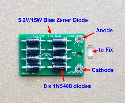 5.2V-15W Bias Zener Diode for Heathkit Ameritron, Drake, Kenwood RF amplifiers - Bild 1 von 4
