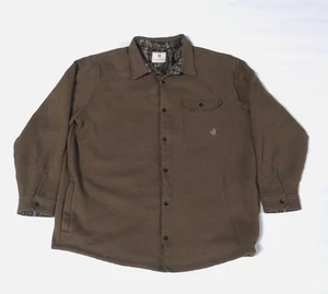 Legendary Colas Blancas Algodón Journeyman Camuflaje Borde Forrado Camisa Chaqueta Br Verde 3XT - Imagen 1 de 12