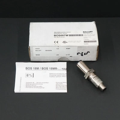 BALLUFF BOS007W Diffuse Photoelectric Sensor BOS 18M-PA-1HA-S4-C - Image 1 of 4