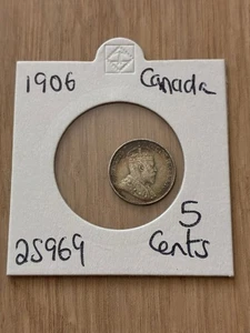 Canada 1906 Silver 5 Cents (25969) - Picture 1 of 2