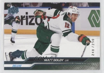 2023-24 Upper Deck Series 1 Deluxe /250 Matt Boldy #89 - Image 1 of 2