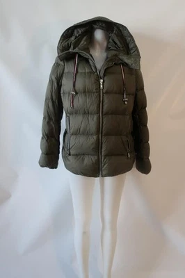 Chaqueta para mujer Tommy Hilfiger verde con capucha L Foto 1 de 4