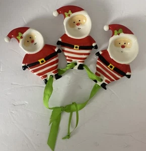 Juego de cucharas medidoras de Navidad pintadas a mano de antropología Santa’s Elves - Imagen 1 de 10