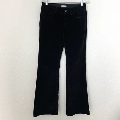Pantalones para mujer Banana Republic negros talla 4 acampanados terciopelo pana Foto 1 de 4