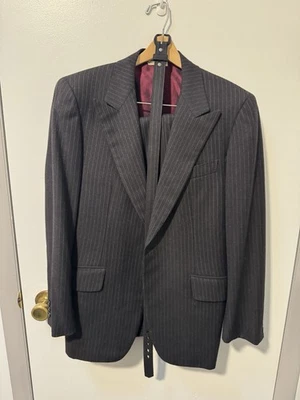 Traje vintage hecho en Italia para hombre/mujer. Cinturón y pantalón blazer. Talla grande Foto 1 de 3