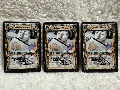 🪷  Artist Signed - Three-Card Lot - Geisha House (L5R CCG) - Randy Gallegos - Image 1 of 4
