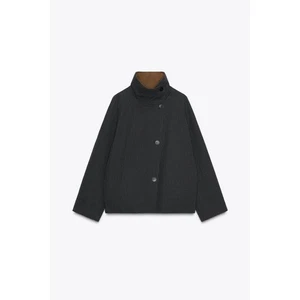 ZARA ZW COLLECTION REVERSIBLE SHORT TRENCH COAT - Picture 1 of 5