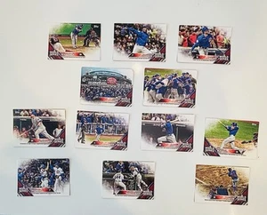 2016 Topps Chicago Cubs World Series Card Lot – Stars + Team Highlight Cards  - Picture 1 of 6