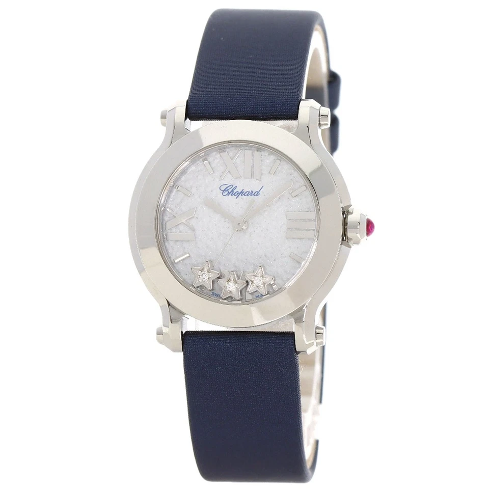 Relojes Chopard Happy Sports 3P Diamante 27/8509 Acero Inoxidable/Satinado x Cuero... Foto 1 de 4