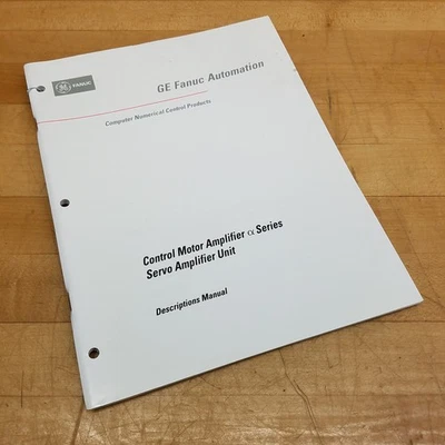 Amplificador de motor de control Fanuc GFZ-65192EN/01 manual de descripciones - USADO Foto 1 de 4