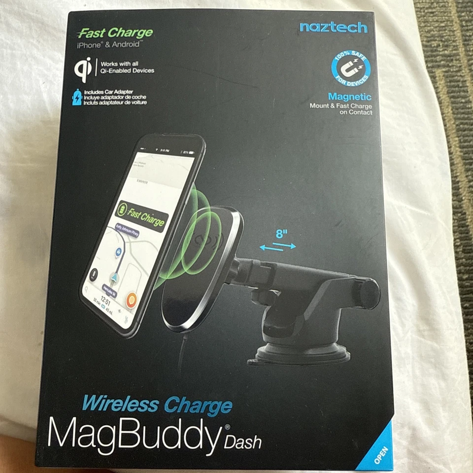 NAZTECH Wireless Charge MAGBUDDY DASH for iPhone & Android #45346 - Image 1 of 4