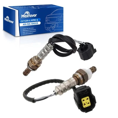 Sensor de oxígeno Maxfavor 2 piezas aguas arriba y aguas abajo O2 para Jeep Wrangler V6 2007-2010 3,8 L Foto 1 de 4