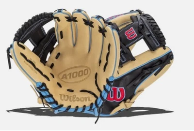 Wilson A1000 1786 内场棒球手套 11.5 英寸运动金色全新带标签 WBW102579115 — 第 1/3 张图片