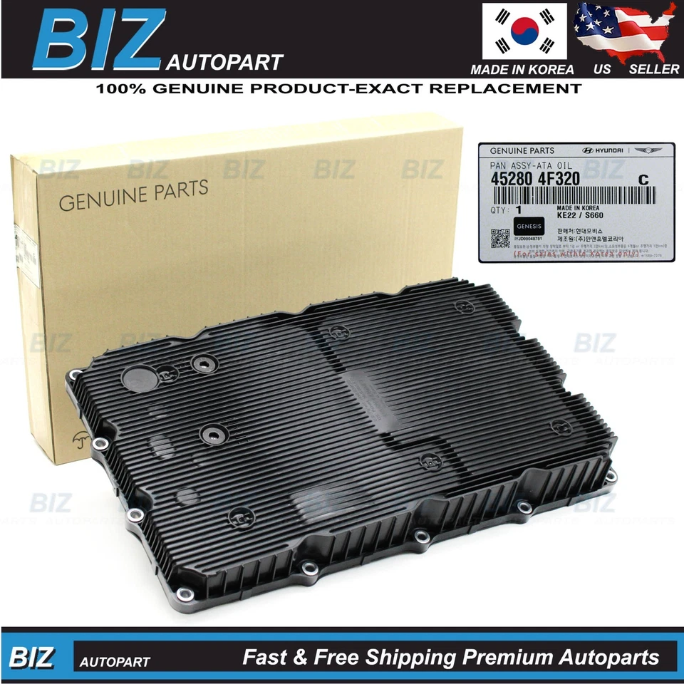 Genuine Trans Oil Pan for 2012-2017 G80 Genesis 2015-2017 Kia K900 45280-4F320 - Image 1 of 4