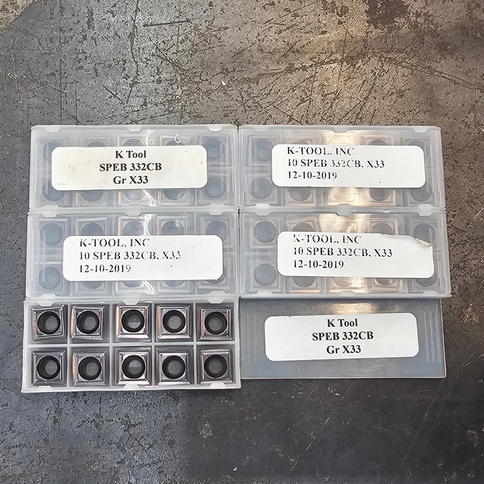 Cantidad 10 insertos de carburo grado K-Tool SPEB 332 CB SPEB332CB X33 Foto 1 de 1