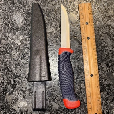 Cuchillo de hoja fija sin marca con funda rígida Foto 1 de 3