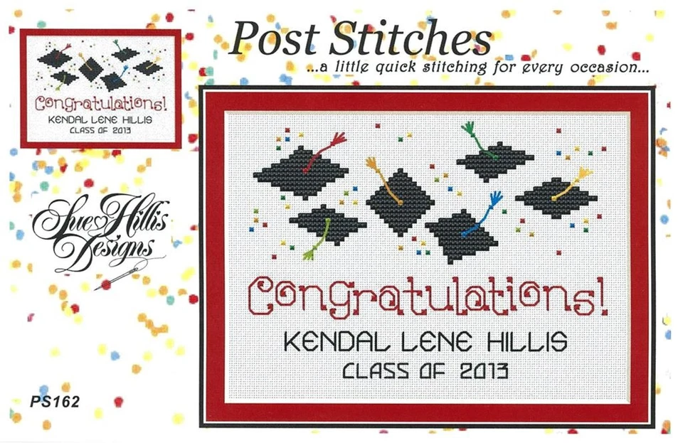 Congratulations by Sue Hillis cross stitch pattern - Image 1 of 1