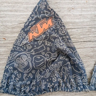 KTM BIKINI DAMEN Gr M 36 38 Grau Orange Bademode Sommer - Bild 1 von 4