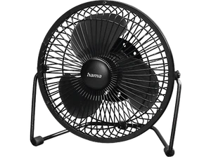 Ventilador de sobremesa Hama 012364, USB, 20 cm, 2 Niveles Velocidad, Negro - Imagen 1 de 2