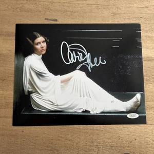 Star Wars Autographed By Carrie Fisher COA Rare - Picture 1 of 4