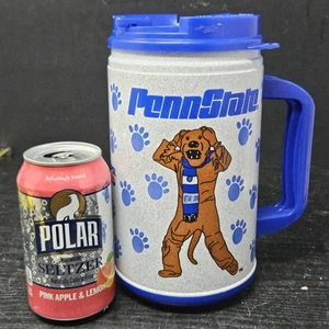 Whirley 32 oz Penn State Nittany Lions Travel Mug Thermos w/Lid Pepsi Premium - Picture 1 of 22
