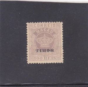 TIMOR CROWN 100 R. Perf. 12,5 (1886) MHNG - Bild 1 von 2