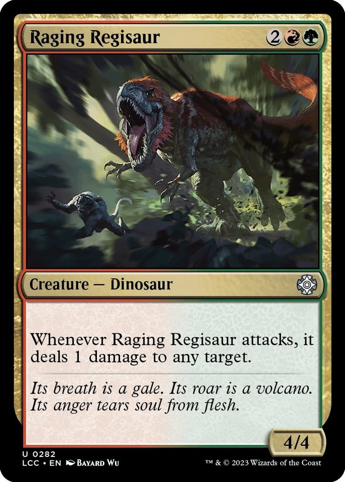 Magic The Gathering - Raging Regisaur - 282 - Commander: The Lost Caverns of Ixalan - Casi nuevo Foto 1 de 1
