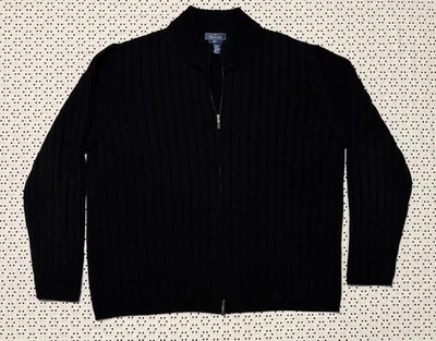 Cárdigan FACONNABLE Doble Cremallera M 100% Lana Merino Extra Fina Hecho en Italia Usado en Excelente Condición Foto 1 de 4