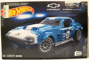 SEALED Mega Hot Wheels 63 Corvette Grand Sport Collectable Vintage SCCA Race Car - Picture 1 of 4