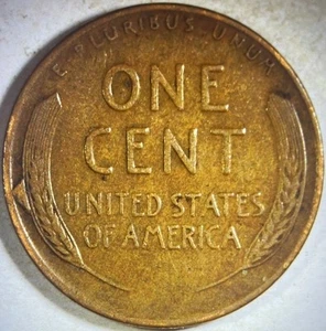 1954-D Lincoln Wheat Cent Cud Error - Picture 1 of 3