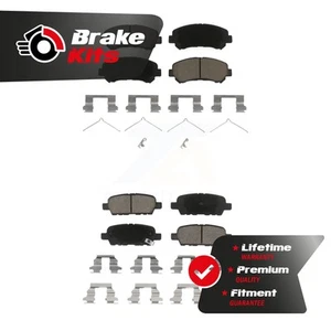 Front Rear Ceramic Brake Pads Kit For 2008-2013 Nissan Rogue - Picture 1 of 1