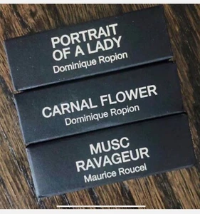 3 X Frederic Malle Parfum 1.2ml Musc Ravageur/ Carnal Flower /Portrait Of A Lady - Picture 1 of 1