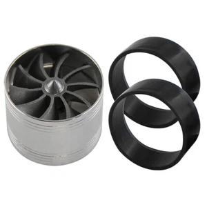 65mm Universal Turbo Single Fan Air Intake Fuel Saver Lüfter Turbonator Fuel Gas - Picture 1 of 9