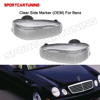 2x For Mercedes Benz W210 Vito W638 VW OEM Side Indicator Repeater Light Canbus Foto 1 de 4