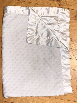 Baby Starters White Minky Dot Satin Blanket 2010 - Image 1 of 4