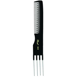 BARBER BEAUTY SALON KREST SPECIALTY HAIR STYLING CUTTING COMB #8000 - 1 PC BLACK - Picture 1 of 1