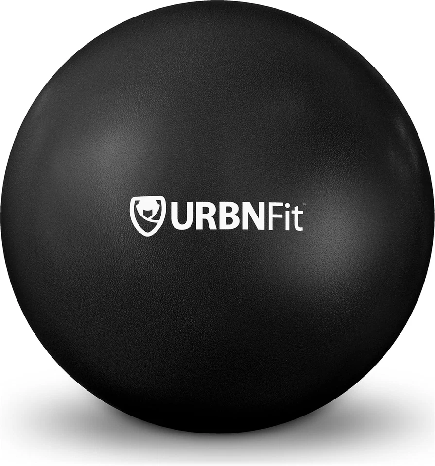Urbnfit Small Exercise Ball - 9-Inch Mini Pilates Ball with Fitness Guide for Yo