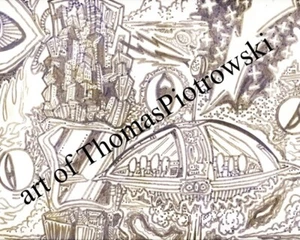 Outsider Science Fiction 7 Kunstdruck *bitte lesen* *das ganze Set holen* - Bild 1 von 1