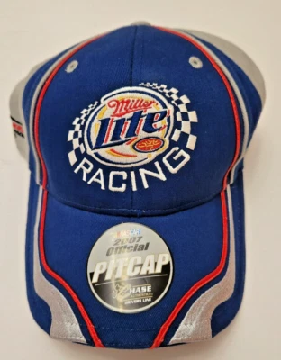 Gorra ajustable Kurt Busch #2 Nascar Chase Authentics Miller Lite 2007 Pit Foto 1 de 4