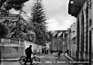 A6509) ALESSANO VILLINO S GIOVANNI E PIAZZA ASSUNZIONE ANIMATA VIAGGIATA LECCE - Bild 1 von 2