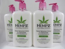 4 Pack- Supre Hempz Sweet Satsuma Creme & Chamomile Limited Edition Moisturizer