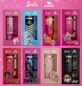 IN HAND Stanley Barbie 65th Anniversary 8 Tumbler Set(NIB) - Picture 1 of 9