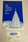 1986 National Christmas Pageant of Peace w 2 Visitor Cards Reagan White House