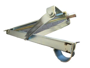 10080 PIEDINO DI STAZIONAMENTO PER CARAVAN E CAMPER IN ACCIAIO ZINCATO ALT. 48CM - Foto 1 di 7