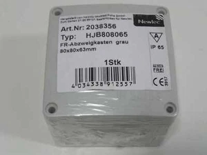 Newlec AP-FR Branch Box HJB808065 80x80x63 IP 65 "New" - Picture 1 of 1