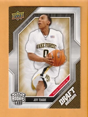 Jeff Teague Wake Forest Demon Deacons 2009 - 10 Upper Deck 草稿版 #51 — 第 1/2 张图片